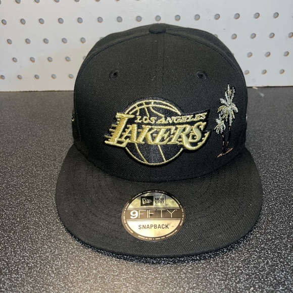 New Era 9FIFTY NBA 2020 Champions Los Angeles Lakers Palm Tree Gold Snapback
